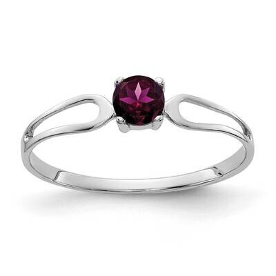 4mm Rhodolite Garnet Ring 14k white Gold X9673RG, MPN: X9673RG, 883957046709
