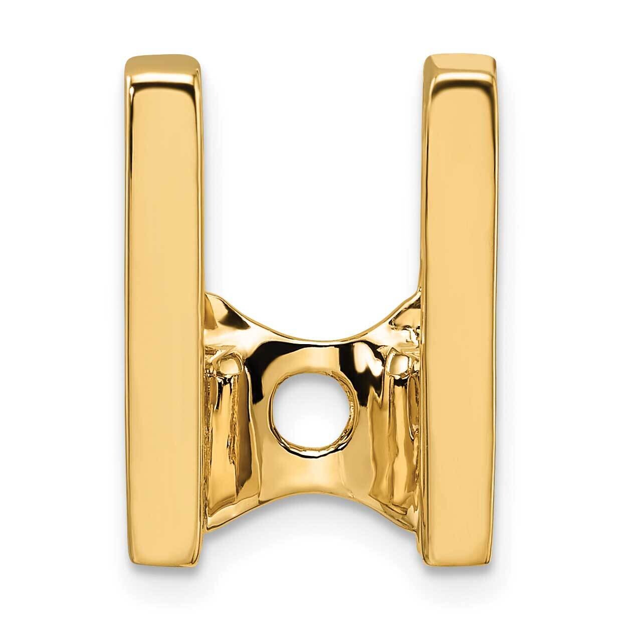 Holds 7.5mm Stone, Slide Mounting 14k Gold XS223