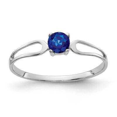 4mm Sapphire Ring 14k white Gold X9673S, MPN: X9673S, 883957046754