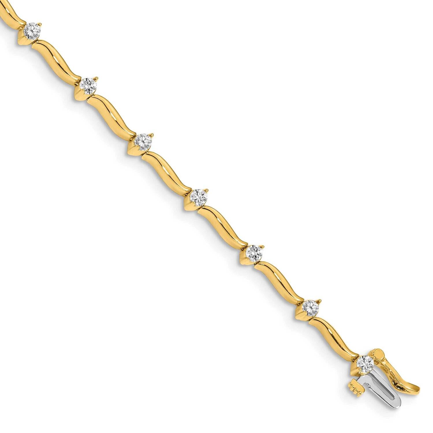 Diamond tennis bracelet 14k Gold X656AA