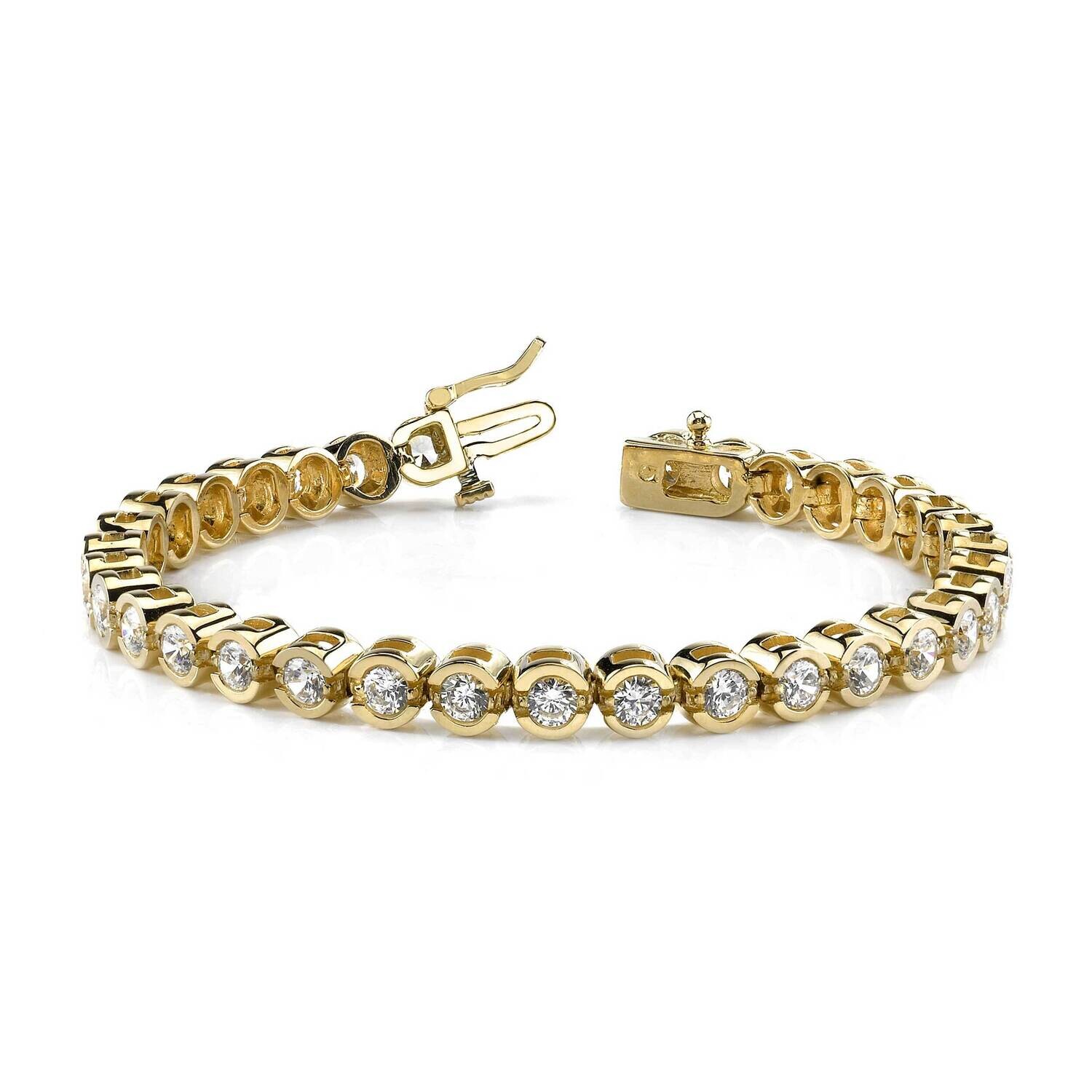 fancy diamond bracelet Mounting 14k Gold X2909