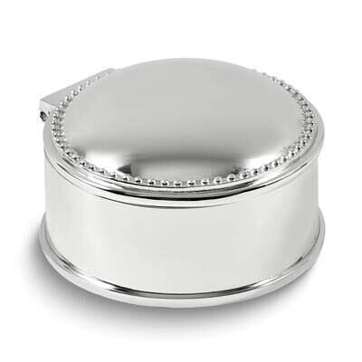 Round Bead Jewelry Box Silver-plated GL1587, MPN: GL1587, 15227866216