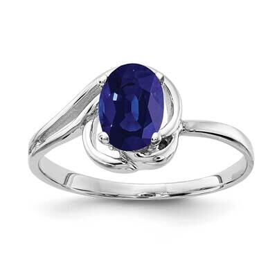 Sapphire Ring 14k white Gold 7x5mm Oval X9683S, MPN: X9683S, 883957578750
