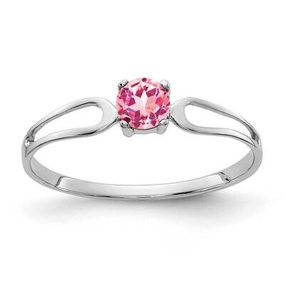 4mm Pink Tourmaline Ring 14k white Gold X9673PT, MPN: X9673PT, 883957046686
