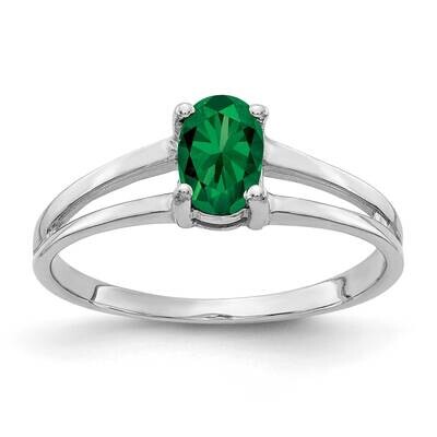 Mount Saint Helens Ring 14k white Gold 6x4mm Oval Y2074MS, MPN: Y2074MS, 883957708454