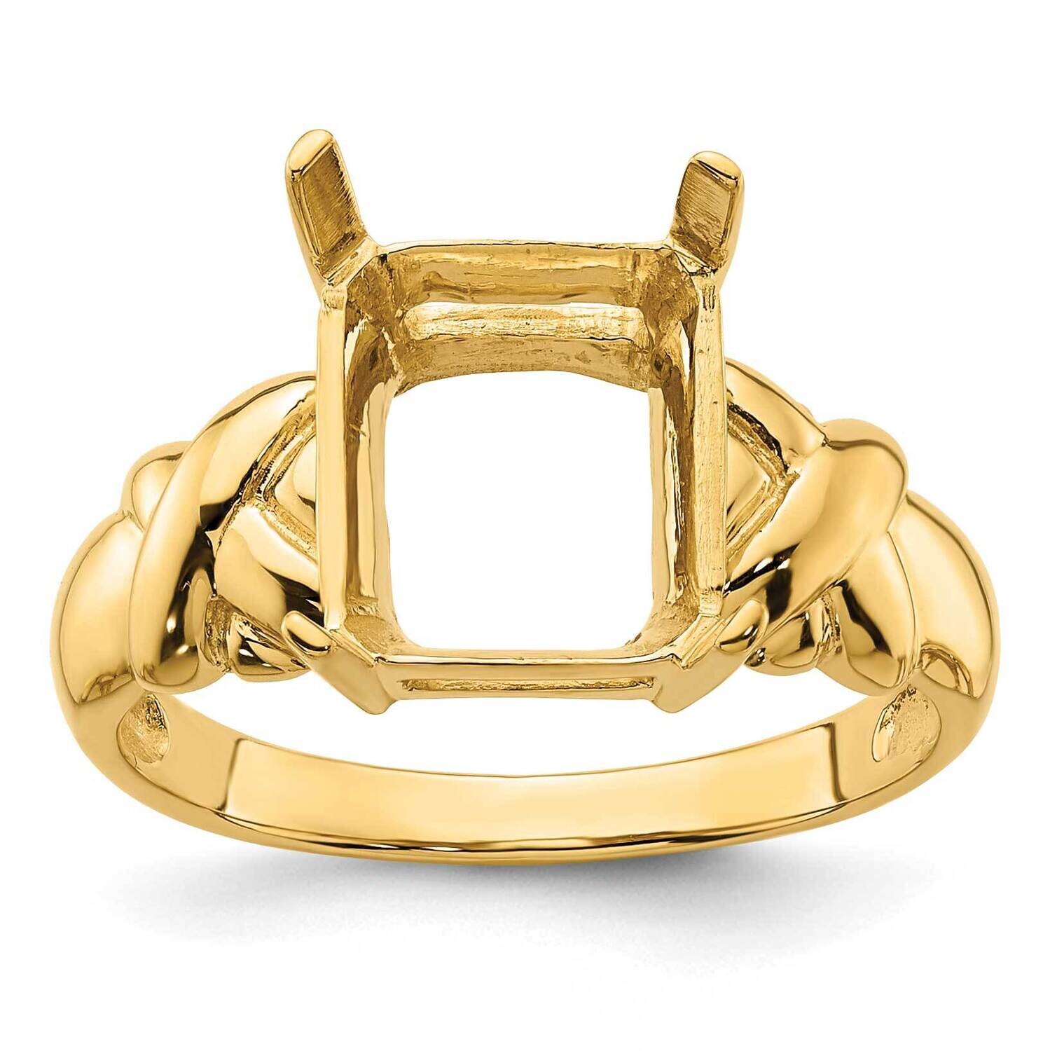Gemstone Ring Mounting 14k Gold Y4533