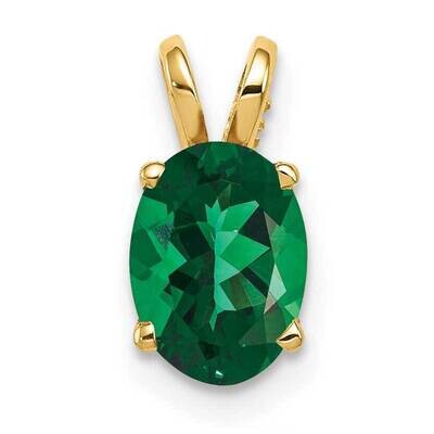 Mount Saint Helens pendant 14k Gold 8x6mm Oval XP423MS, MPN: XP423MS, 883957238999