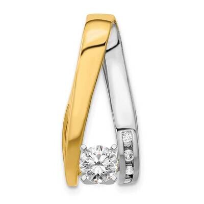 Diamond slide 14k Two-Tone Gold XS628AA, MPN: XS628AA, 883957271613