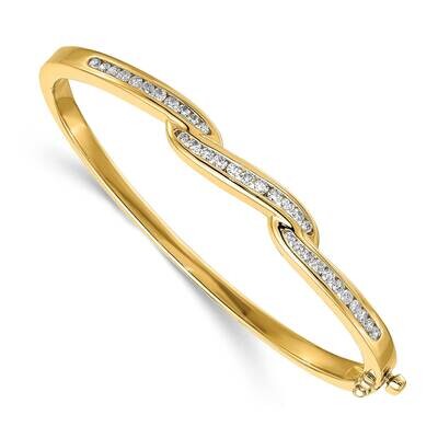 Diamond Bangle 14k Gold XB71AA, MPN: XB71AA, 883957201290