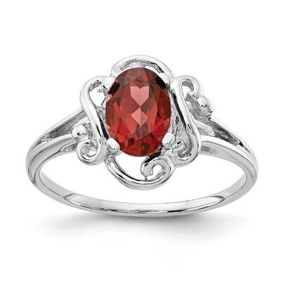 Garnet ring 14k White Gold Y2228GA, MPN: Y2228GA, 883957713113