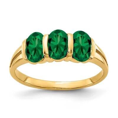 Mount Saint Helens Ring 14k Gold 6x4mm Oval Y2034MS, MPN: Y2034MS, 883957674575