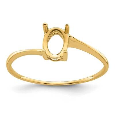 Gemstone Ring Mounting 14k Gold Y4665, MPN: Y4665,