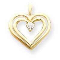 Diamond Heart Pendant 14k Gold XH72AA