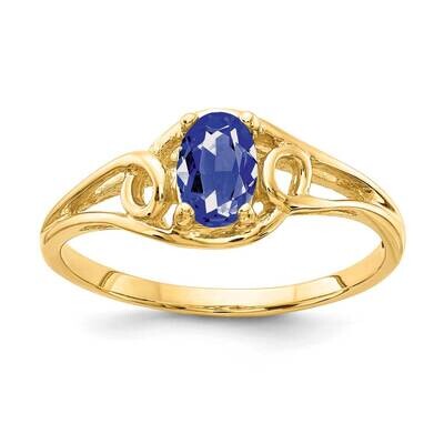 Tanzanite Ring 14k Gold 7x5mm Oval Y2205T, MPN: Y2205T, 883957546179