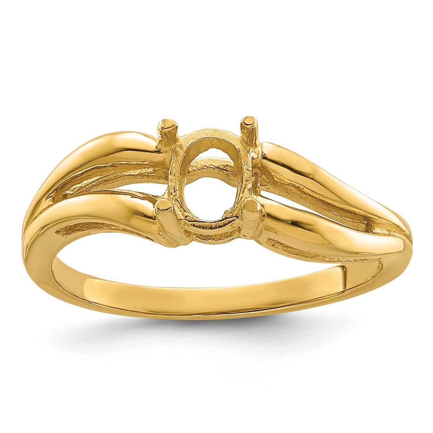 Gemstone Ring Mounting 14k Gold Y4646