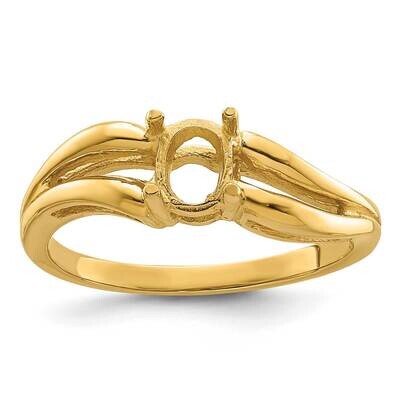 Gemstone Ring Mounting 14k Gold Y4646, MPN: Y4646,