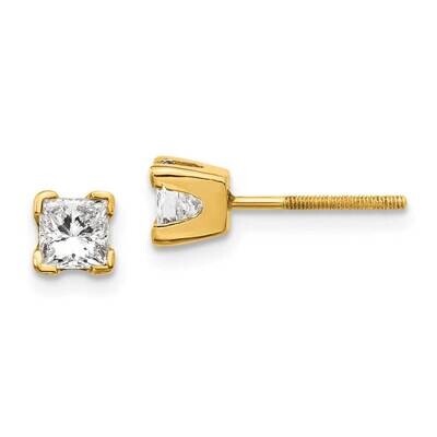 Complete Princess-cut Diamond Earring 14k Gold XAP5AAA, MPN: XAP5AAA, 883957226521