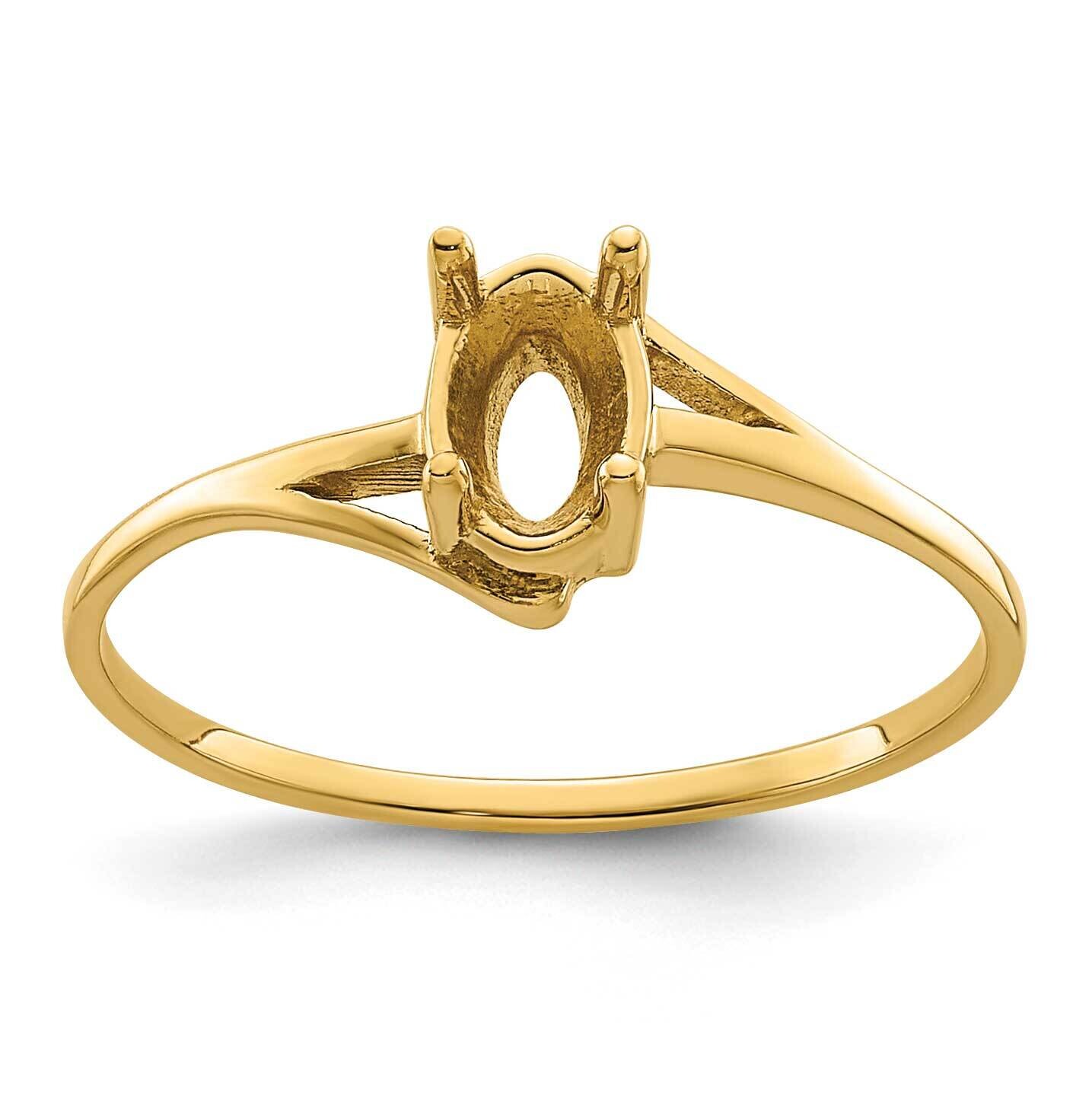 Gemstone Ring Mounting 14k Gold Y4659