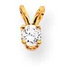 3.4mm Pendant Mounting 14k Gold XP5, MPN: XP5, 883957228792