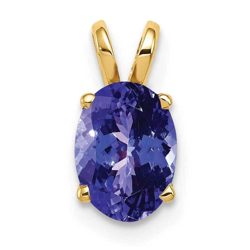 Tanzanite pendant 14k Gold 8x6mm Oval XP423T, MPN: XP423T, 883957208947