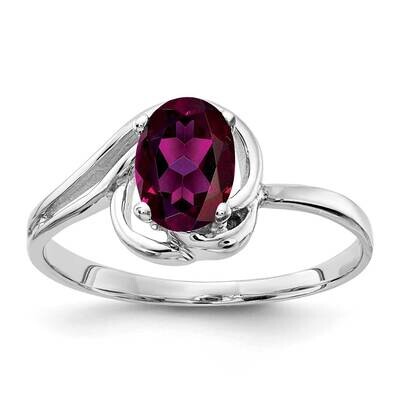 Rhodolite Garnet Ring 14k white Gold 7x5mm Oval X9683RG, MPN: X9683RG, 883957578668