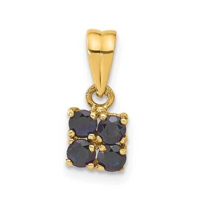 Sapphire Pendant 14k Gold XCH468
