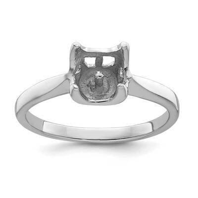6mm Cultured Pearl Ring Mounting 14k White Gold Y4312, MPN: Y4312,