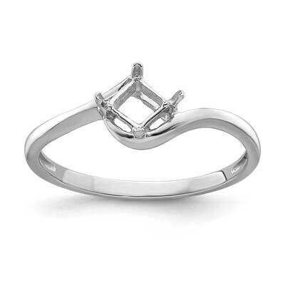 Gemstone Ring Mounting 14k White Gold Y4785, MPN: Y4785,