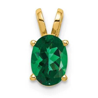 Mount Saint Helens pendant 14k Gold 7x5mm Oval XP422MS, MPN: XP422MS, 883957201986
