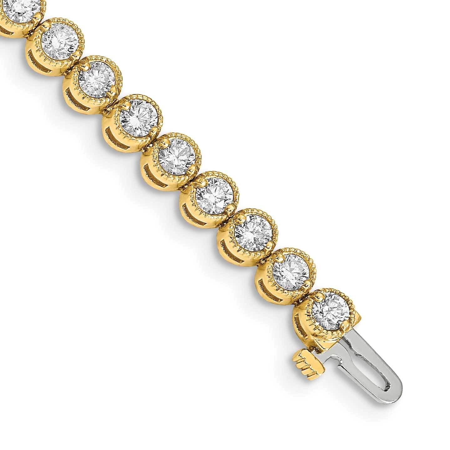 Diamond tennis bracelet 14k Gold X2902AA