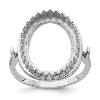 Gemstone Ring Mounting 14k White Gold Y4479, MPN: Y4479,