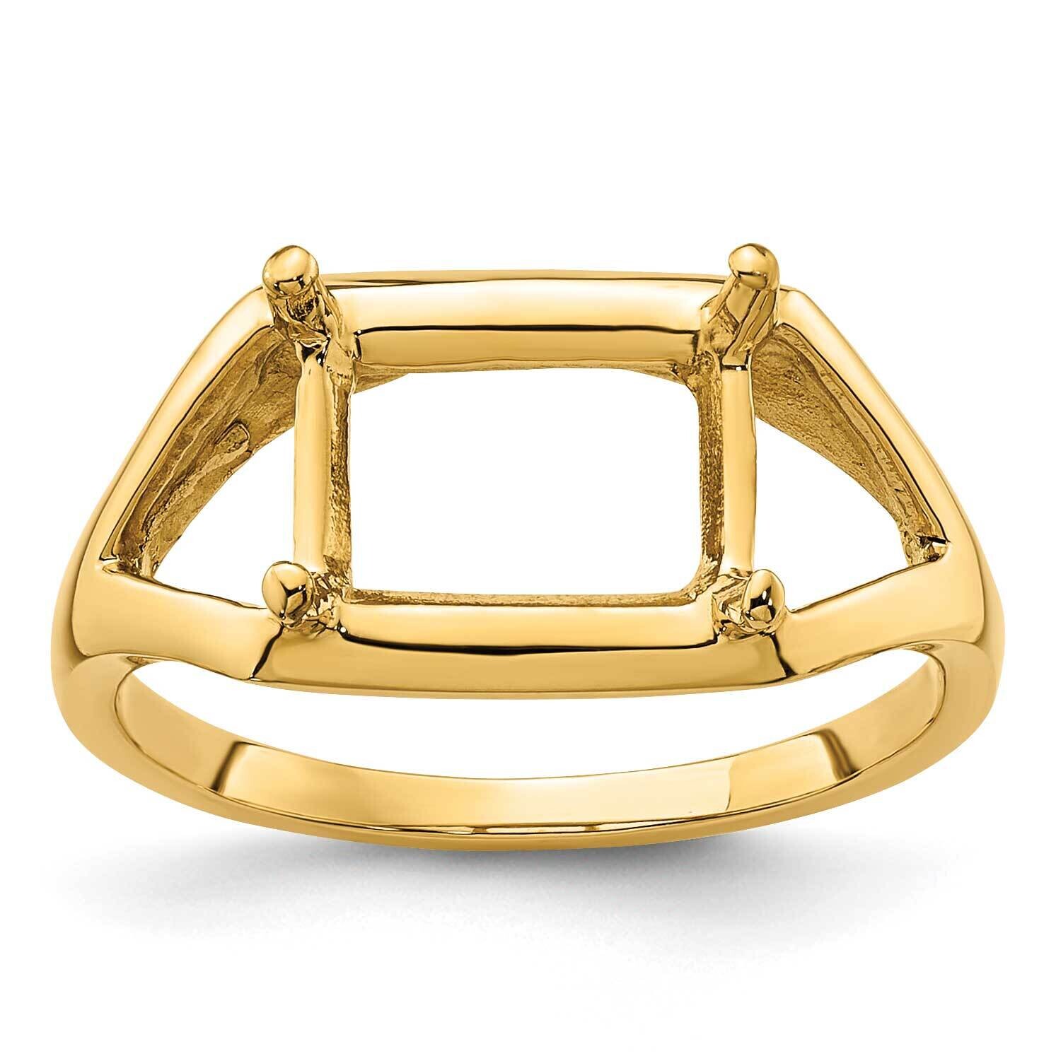 Gemstone Ring Mounting 14k Gold Y4538