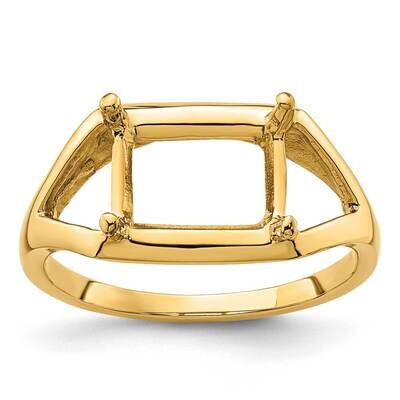 Gemstone Ring Mounting 14k Gold Y4538, MPN: Y4538,