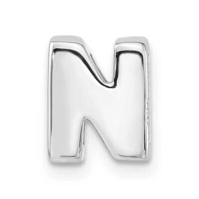 Initial Slide N Sterling Silver QC4213N
