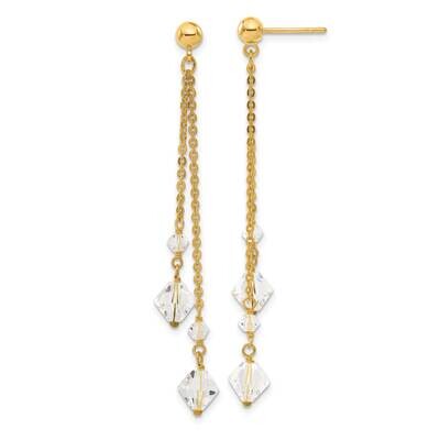 Kelly Waters Crystal Drop Earrings Gold-plated KW254, MPN: KW254, 883957767017