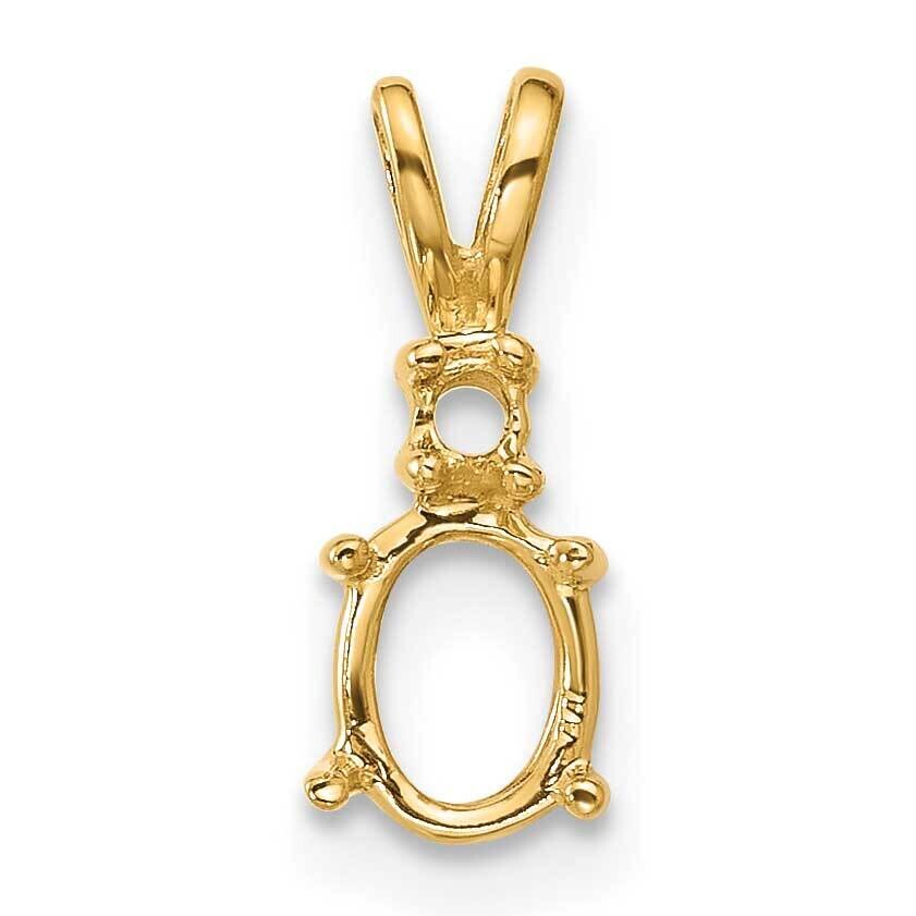 Diamond &amp; 6 x 4 Oval Mounting 14k Gold XP1002, MPN: XP1002,