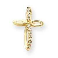 AAA Diamond Cross Pendant 14k Gold XP1753AAA, MPN: XP1753AAA, 883957232263