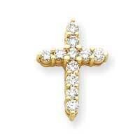 A Diamond Cross Pendant 14k Gold XP1759A