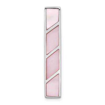 Pink Mother of Pearl Pendant Sterling Silver QP518