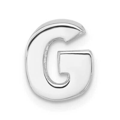 Initial Slide G Sterling Silver QC4213G
