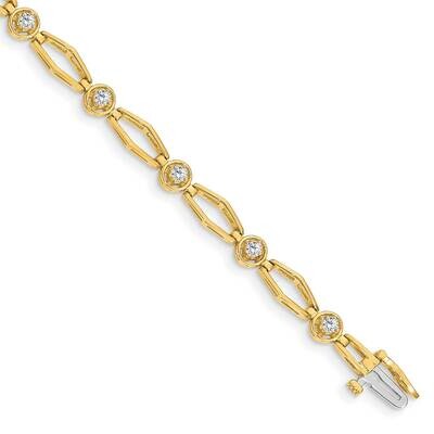 Diamond tennis bracelet 14k Gold X789A, MPN: X789A, 883957194189