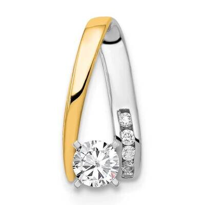 Diamond slide 14k Two-Tone Gold XS627AA, MPN: XS627AA, 883957271590