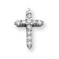 AAA Diamond Cross Pendant 14k White Gold XP1757WAAA, MPN: XP1757WAAA, 883957240329