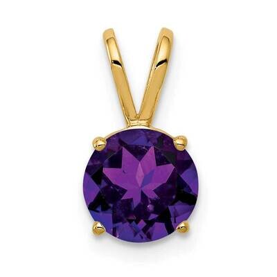 Amethyst Diamond pendant 14k Gold XP417AM, MPN: XP417AM, 883957206899