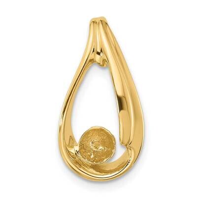 Cultured Pearl Slide Mounting 14k Gold XS615, MPN: XS615,