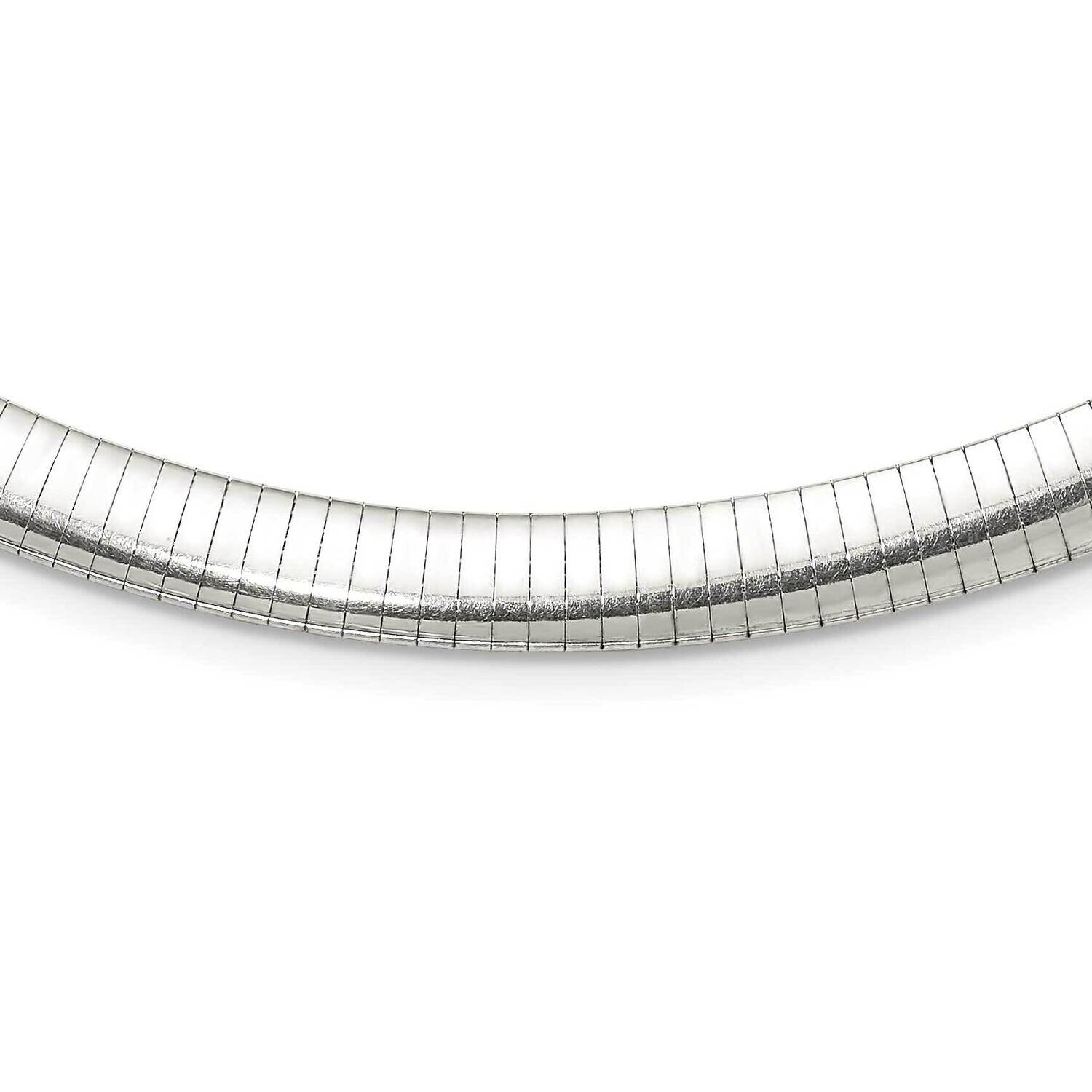 18 Inch 8mm Cubetto Necklace Sterling Silver QU8-18, MPN: QU8-18, 883957259116