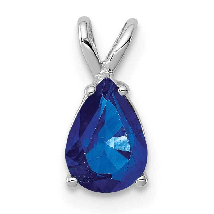 Sapphire pendant 14k White Gold XP1011S, MPN: XP1011S, 883957166773