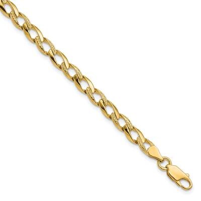 Fancy Link Bracelet 8 Inch 10k Gold 10GL4-8, MPN: 10GL4-8, 883957345116