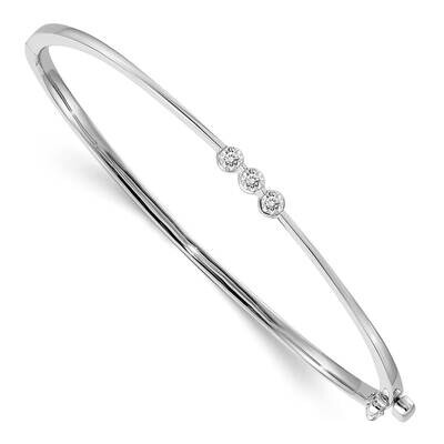 Diamond Bangle 14k White Gold XB298AA, MPN: XB298AA, 883957086217