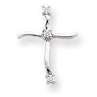 Cross Pendant Mounting 14k White Gold XP976, MPN: XP976,